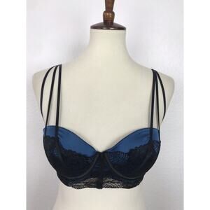Frederick's of Hollywood Sugar Fox Lingerie Lace Padded Underwire Bra